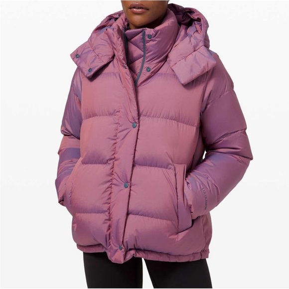 lululemon athletica Jackets & Blazers - NWOT lululemon Wunder Puff GOOSE DOWN PUFFER Jacket - Heathered Plumful